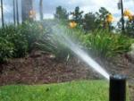 we provided focused irrigation for planting beds